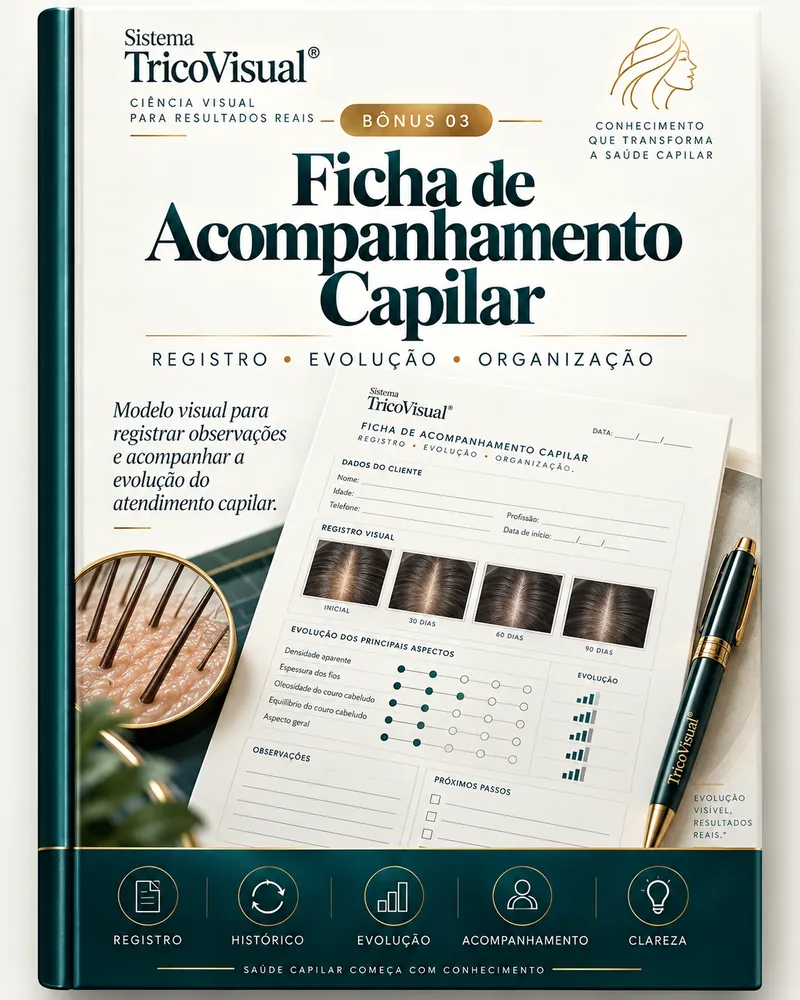 Capa do Ficha de Acompanhamento Capilar
