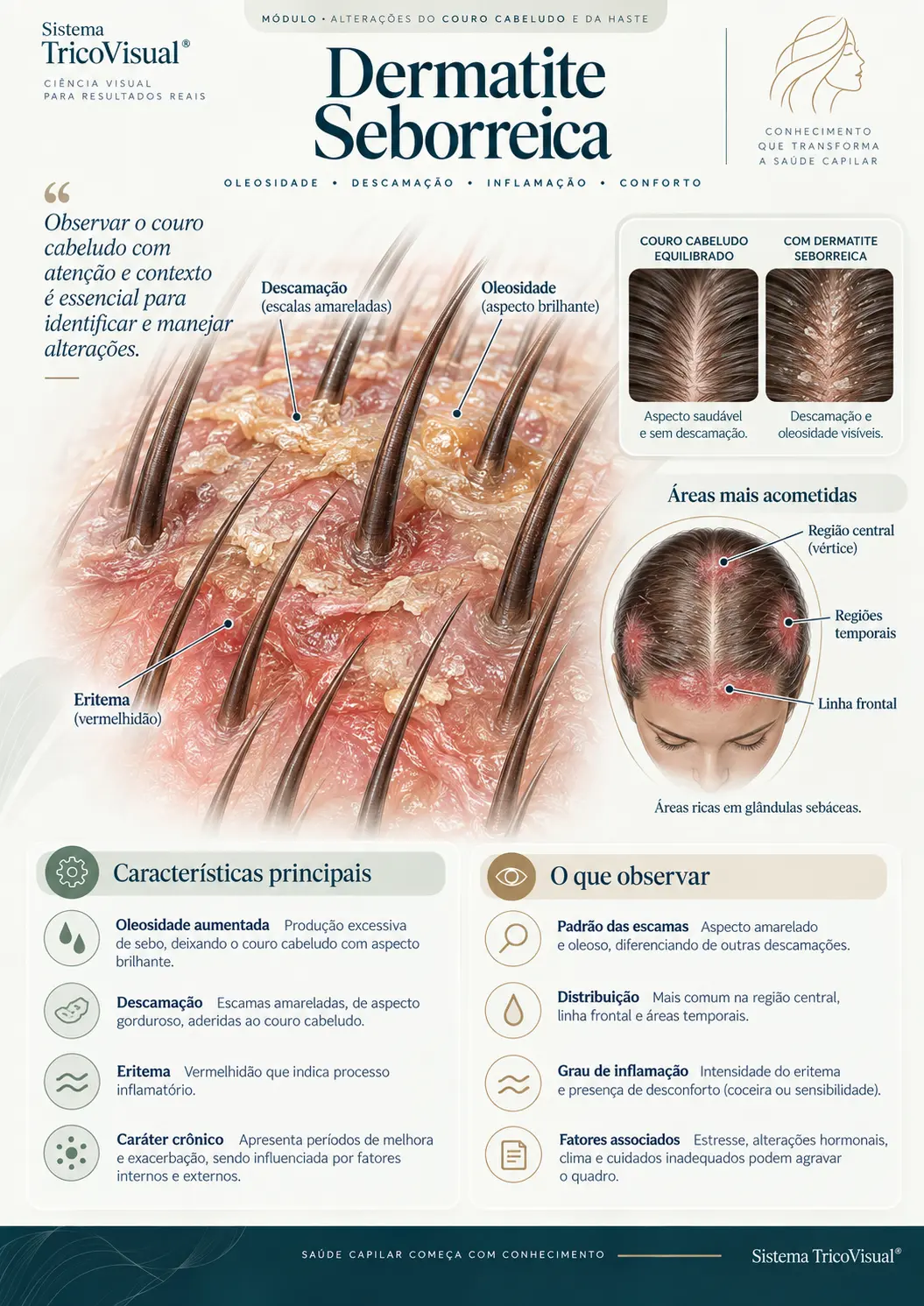 Ficha visual: Dermatite Seborreica